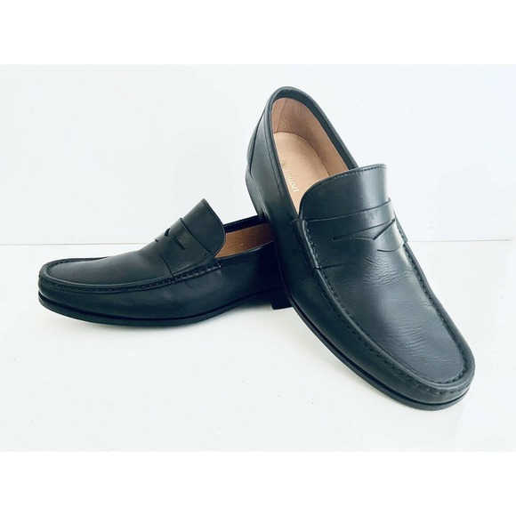 Paul Stuart Men Black Leather Loafer Sz 8.5 main image 6